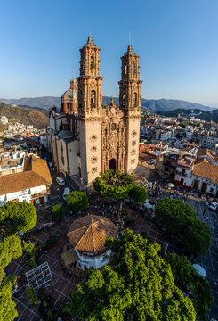 Taxco, Guerrero, Pueblo magico, Aerial photo