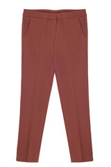 Classic brown pants. Style, part of costume.  Trouser, casual, outfit, suit, traditional.