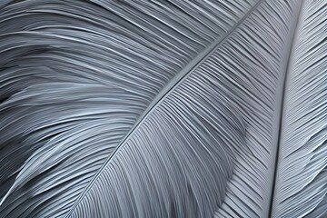 white feathers background. Generative AI