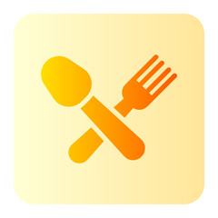 cutlery gradient icon