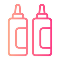 Sauce Bottle  gradient icon
