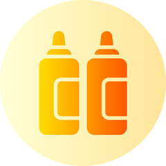 Sauce Bottle  gradient icon