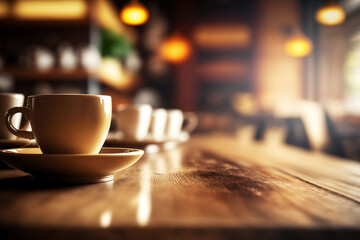 Enhance your lifestyle with a refreshing drink in a modern coffee shop. This montage showcases a variety of drinks and perspectives, from the defocused bar and customer interactions to the bokeh light