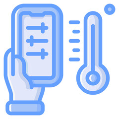 Humidity icon for technology, gardening, farming, industry, agriculture and internet of think