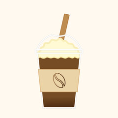 Coffe whipped cream