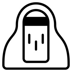 Niqab icon for islamic, ramadan, muslim, mubarak, eid, religion and muslim