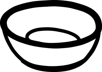 Hand Drawn Doodle Bowl