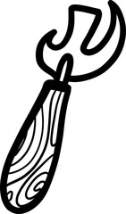 Hand Drawn Doodle Can Opener