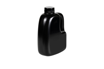 Black plastic canister