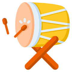 Drum icon for islamic, ramadan, muslim, mubarak, eid, religion and muslim
