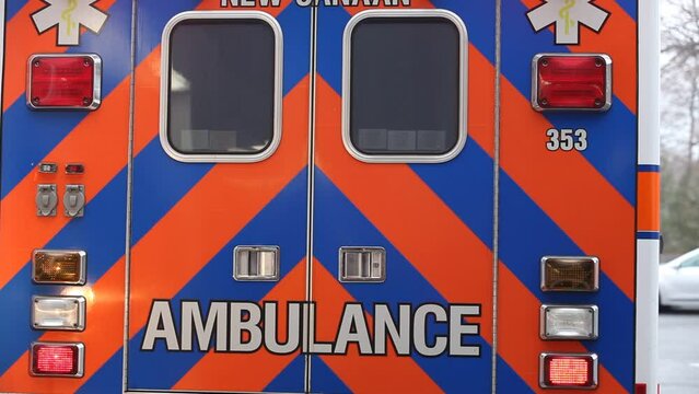 Back of ambulance