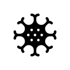 virus glyph icon