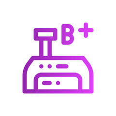 blood type gradient icon