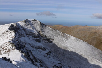 Snowdonia winter carneddau wales