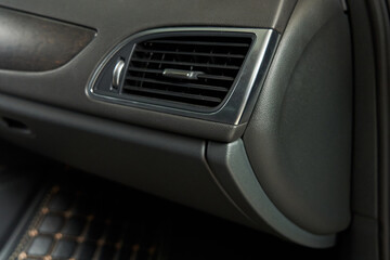 Obraz na płótnie Canvas deflector with air guides of the car ventilation system