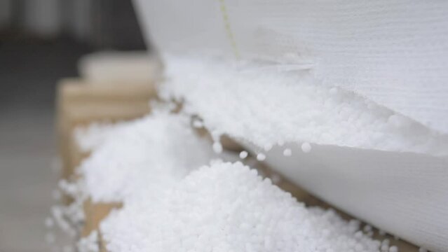 Urea Fertilizer Grains Close Up