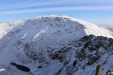 Snowdonia winter carneddau wales