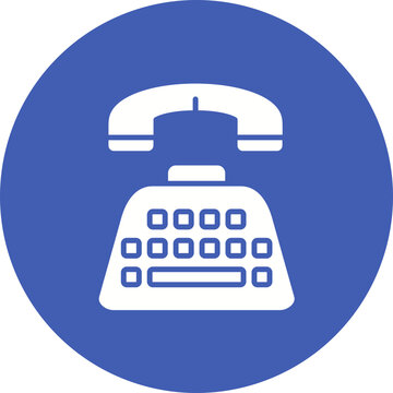 recommend clip art: Telephone Typewriter Icon
