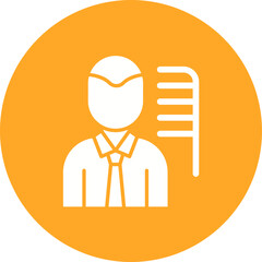 Hair Stylist Male Icon