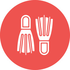 Fin Swimming Icon