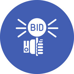 Bidding Paddle Icon