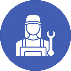 Female Plumber Icon