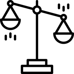 Balance icon isolated useful for business, company, corporate, finance, business, money, bank, coin, exchange, currency, growth and all project design element