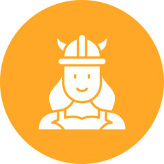 Viking Woman Icon