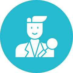 Hr Specialist Male Icon
