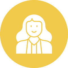 Lawyer Female Icon
