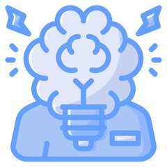 Innovation idea icon isolated useful for business, company, corporate, money and finance design