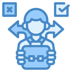 Choice icon isolated useful for business, analytics, web, money and finance design element