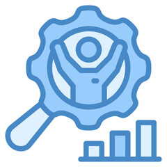 Human resource icon isolated useful for business, company, corporate, money and finance design