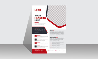 Professional modern creative flyer design templates. Personal flyer design with company logo.
