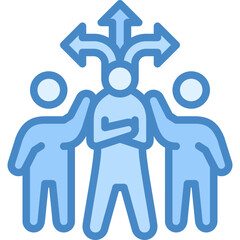 Leadership icon isolated useful for business, company, corporate, money and finance design element