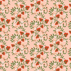 seamless strawberry wallpaper pattern on textures background
