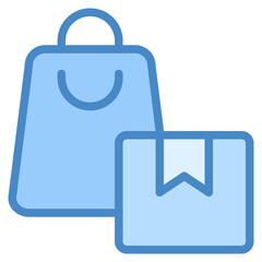 Shopping bag icon isolated useful for business, e commerce, retail, delivery, shopping and online design element