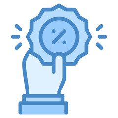 Discount icon isolated useful for business, e commerce, retail, delivery, shopping and online design element