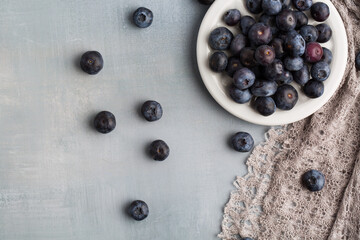 Close-up of a delicious tasty blueberis