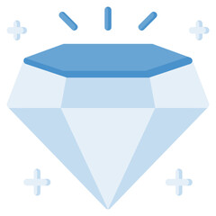 Diamond icon isolated useful for finance, currency, money, business, bank, economy and investment design element