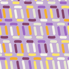 Seamless pattern with hand drawn lines. Colorful vector background.