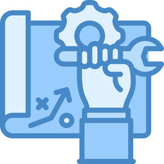 Obraz premium Plan icon isolated useful for development, business, technology, computer, internet and engineer design element