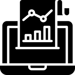Monitor icon isolated useful for development, business, technology, computer, internet and engineer design element