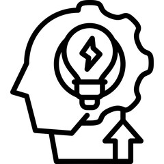 Idea icon isolated useful for development, business, technology, computer, internet and engineer design element