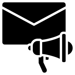 Email marketing icon isolated useful for marketing, technology, online, internet, advertising, development and business design element