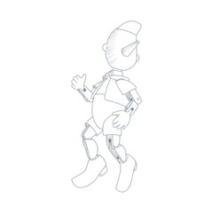 lime style wooden pinocchio toy