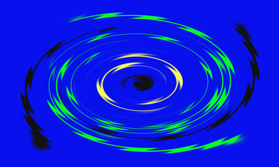 modern background with blue background. circular liquid waveform