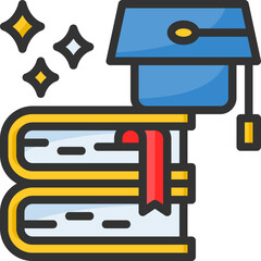 Education icon isolated useful for human, cognitive, psychology, mind, thinking, development and cognition design element