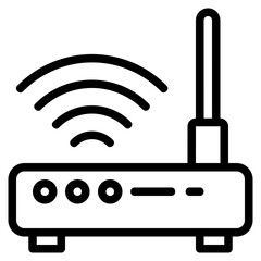 Wifi router icon isolated useful for business, company, corporate, home, work, office, business, freelance, job, workplace, quarantine, finance and all project design element