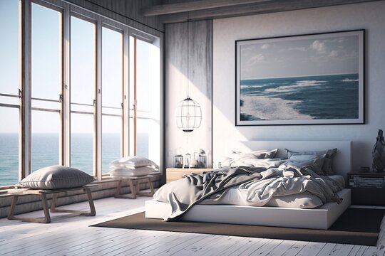 luxury modern bedroom interior